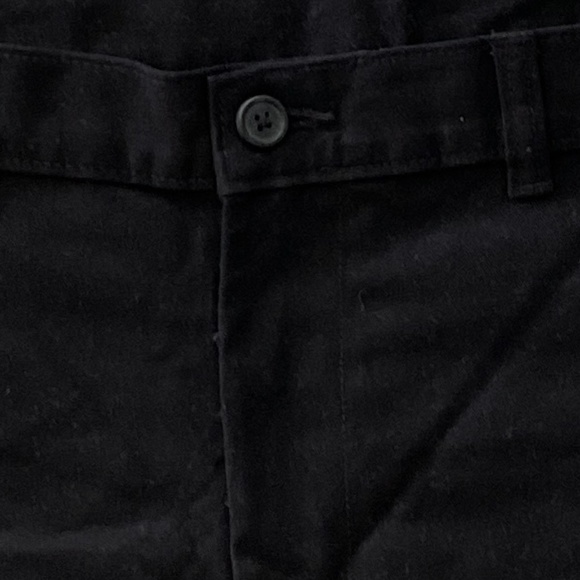 Men's Black Flat Front Chino - Picture 2 of 8